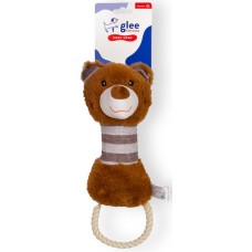 Glee Παιχνίδι Σκύλου Teddy Rope Hoop με ήχο