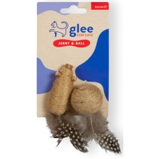Glee Παιχνίδι Γάτας Jerry & Ball Me Jute Glee Παιχνίδι Γάτας Jerry & Ball Me Jute