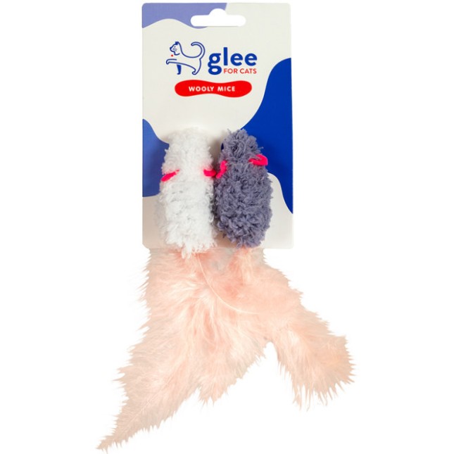 Glee Παιχνίδι Γάτας Wooly Mice Twins 7.5x3.5cm Glee Παιχνίδι Γάτας Wooly Mice Twins 7.5x3.5cm