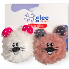 Glee Παιχνίδι Γάτας Mice Dot Twins Με Catnip 10x6cm Glee Παιχνίδι Γάτας Mice Dot Twins Με Catnip 10x6cm