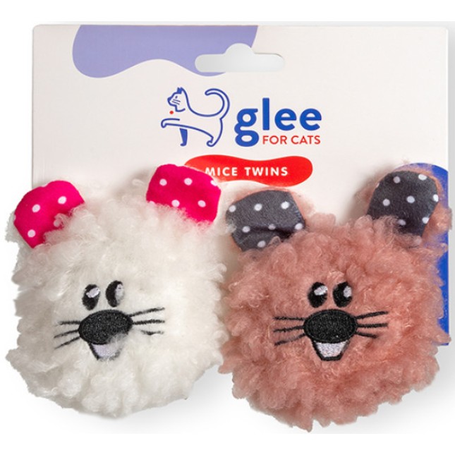 Glee Παιχνίδι Γάτας Mice Dot Twins Με Catnip 10x6cm