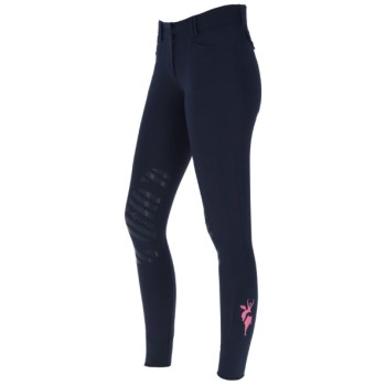 Covalliero Μπλε σκούρο παντελόνι ιππασίας Janne x PinkRibbon, size 34 Covalliero Μπλε σκούρο παντελόνι ιππασίας Janne x PinkRibbon, size 34