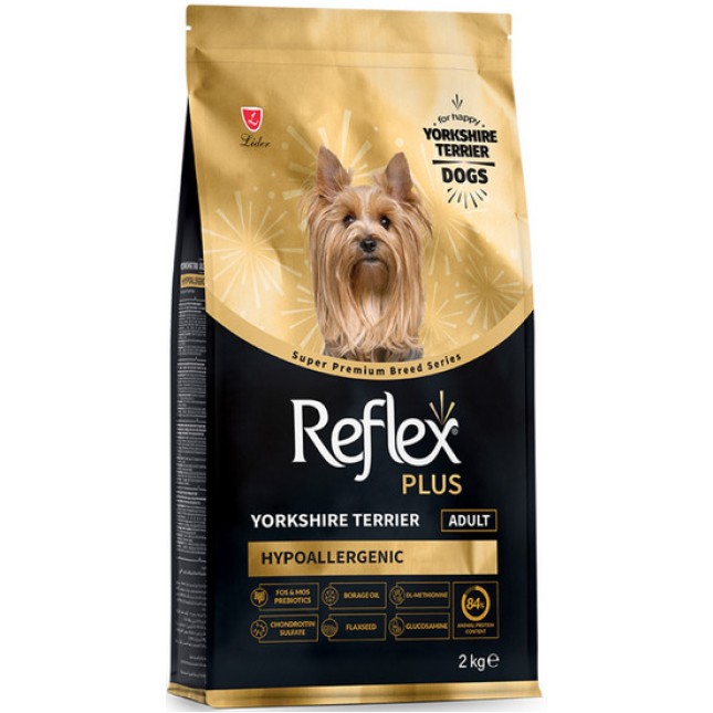Lider Reflex Πλήρης και υποαλλεργική τροφή για ενήλικους σκύλους Yorkshire Terrier με κοτόπουλο 2Kg Lider Reflex Πλήρης και υποαλλεργική τροφή για ενήλικους σκύλους Yorkshire Terrier με κοτόπουλο 2Kg