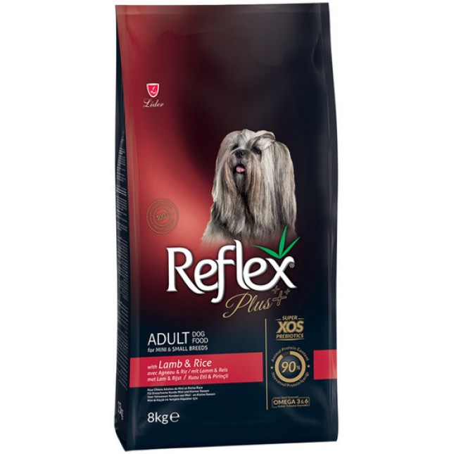 Lider Reflex Πλήρης τροφή για ενήλικους σκύλους μικρόσωμων φυλών, με αρνί & ρύζι 8Kg Lider Reflex Πλήρης τροφή για ενήλικους σκύλους μικρόσωμων φυλών, με αρνί & ρύζι 8Kg