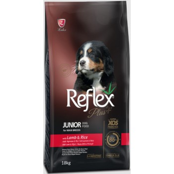 Lider Reflex Πλήρης τροφή για Για κουτάβια μεγαλόσωμων φυλών, με αρνί & ρύζι 18Kg Lider Reflex Πλήρης τροφή για Για κουτάβια μεγαλόσωμων φυλών, με αρνί & ρύζι 18Kg