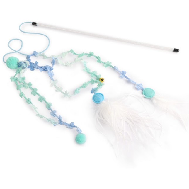 AFP Παιχνίδι Γάτας Knotty Habit Long Butterfly Wand Μπλέ 50x3x2cm AFP Παιχνίδι Γάτας Knotty Habit Long Butterfly Wand Μπλέ 50x3x2cm