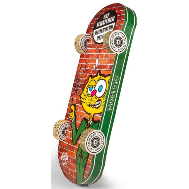 Glee ονυχοδρόμιο Skate Board με catnip 59x20x85cm Glee ονυχοδρόμιο Skate Board με catnip 59x20x85cm
