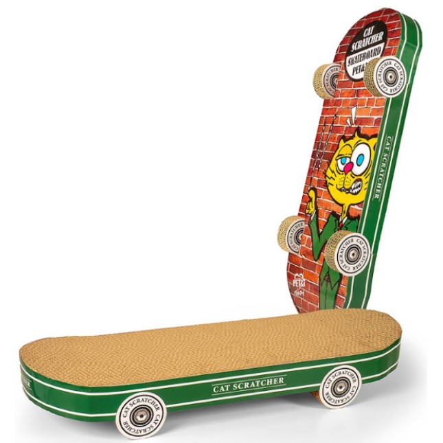Glee ονυχοδρόμιο Skate Board με catnip 59x20x85cm Glee ονυχοδρόμιο Skate Board με catnip 59x20x85cm