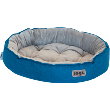 Rogz catz βελούδινο κρεβατάκι γάτας οβαλ μπλε (M) 56x39x13cm Rogz catz βελούδινο κρεβατάκι γάτας οβαλ μπλε (M) 56x39x13cm