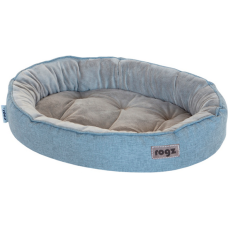 Rogz catz βελούδινο κρεβατάκι γάτας οβαλ γκρι (M) 56x39x13cm Rogz catz βελούδινο κρεβατάκι γάτας οβαλ γκρι (M) 56x39x13cm