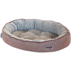 Rogz catz βελούδινο κρεβατάκι γάτας οβαλ καφέ (M) 56x39x13cm Rogz catz βελούδινο κρεβατάκι γάτας οβαλ καφέ (M) 56x39x13cm