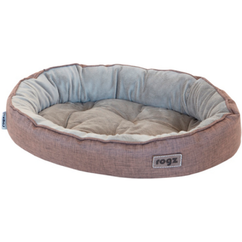Rogz catz βελούδινο κρεβατάκι γάτας οβαλ καφέ (M) 56x39x13cm Rogz catz βελούδινο κρεβατάκι γάτας οβαλ καφέ (M) 56x39x13cm