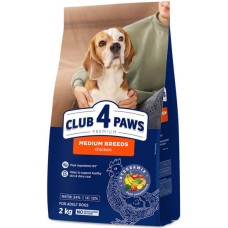 Kormotech Club 4 Paws για ενήλικους σκύλους μεσαίων φυλών με κοτόπουλο