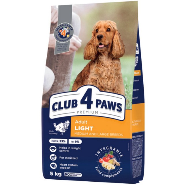 Kormotech Club 4 Paws για ενήλικους στειρωμένους σκύλους μεσαίων-μεγαλόσωμων φυλών με πάπια 5kg Kormotech Club 4 Paws για ενήλικους στειρωμένους σκύλους μεσαίων-μεγαλόσωμων φυλών με πάπια 5kg