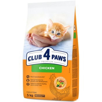 Kormotech Club 4 Paws τροφή για γατάκια με κοτόπουλο 5kg Kormotech Club 4 Paws τροφή για γατάκια με κοτόπουλο 5kg
