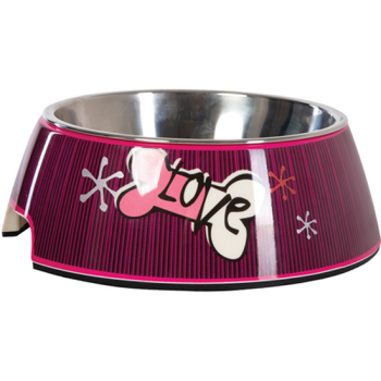 Rogz dogz Μπωλ σκύλου Bubble pink love Large (750ml) Rogz dogz Μπωλ σκύλου Bubble pink love Large (750ml)