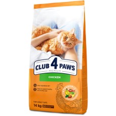 Kormotech Club 4 Paws τροφή για ενήλικες γάτες με κοτόπουλο 14kg Kormotech Club 4 Paws τροφή για ενήλικες γάτες με κοτόπουλο 14kg