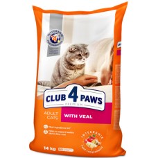 Kormotech Club 4 Paws τροφή για ενήλικες γάτες με μοσχάρι 14kg Kormotech Club 4 Paws τροφή για ενήλικες γάτες με μοσχάρι 14kg