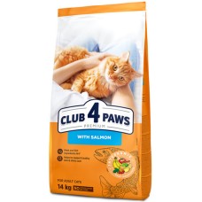 Kormotech Club 4 Paws τροφή για ενήλικες γάτες με σολομό 14kg Kormotech Club 4 Paws τροφή για ενήλικες γάτες με σολομό 14kg
