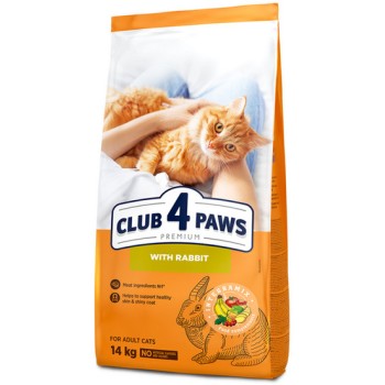 Kormotech Club 4 Paws τροφή για ενήλικες γάτες με κουνέλι 14kg Kormotech Club 4 Paws τροφή για ενήλικες γάτες με κουνέλι 14kg