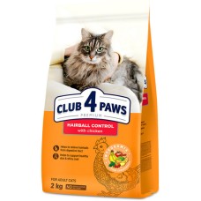 Kormotech Club 4 Paws τροφή κατά των τριχόμπαλων για γάτες με κοτόπουλο 2kg Kormotech Club 4 Paws τροφή κατά των τριχόμπαλων για γάτες με κοτόπουλο 2kg