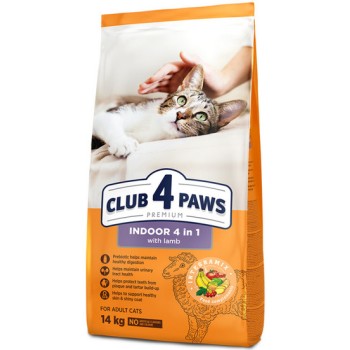 Kormotech Club 4 Paws τροφή για γάτες που ζουν μέσα στο σπίτι με αρνί 14kg Kormotech Club 4 Paws τροφή για γάτες που ζουν μέσα στο σπίτι με αρνί 14kg