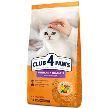 Kormotech Club 4 Paws τροφή για γάτες με ευαίσθητο ουροποιητικό σύστημα με κοτόπουλο 14kg Kormotech Club 4 Paws τροφή για γάτες με ευαίσθητο ουροποιητικό σύστημα με κοτόπουλο 14kg
