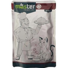 Kormotech Master Υγρή Τροφή για ενήλικες γάτες με κρέας σε ζελέ 80gr Kormotech Master Υγρή Τροφή για ενήλικες γάτες με κρέας σε ζελέ 80gr