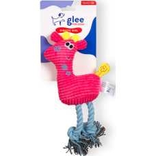 Glee Παιχνίδι σκύλου καμηλοπάρδαλη girl squeaky με ήχο σφυρίγματος όταν ο σκύλος το πιέζει 26x16x3cm Glee Παιχνίδι σκύλου καμηλοπάρδαλη girl squeaky με ήχο σφυρίγματος όταν ο σκύλος το πιέζει 26x16x3cm
