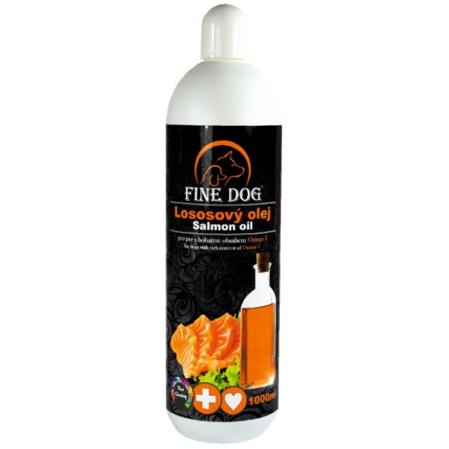 Fine Dog Λάδι σολομού 1000ml Fine Dog Λάδι σολομού 1000ml