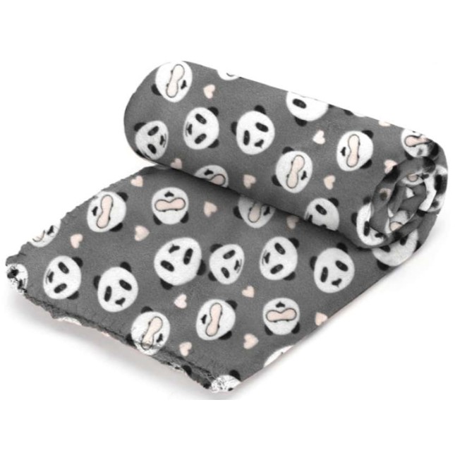 Nobleza Κουβέρτα με στάμπα Panda 120x100cm Nobleza Κουβέρτα με στάμπα Panda 120x100cm