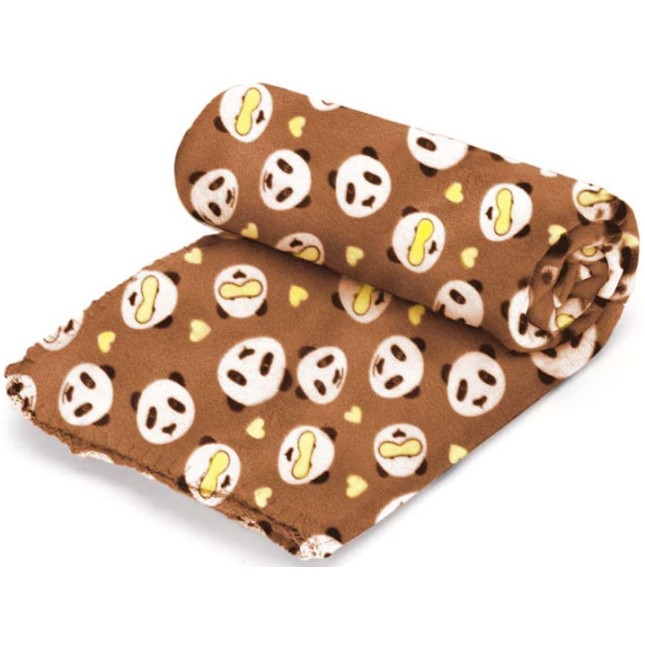 Nobleza Κουβέρτα με στάμπα Panda 120x100cm Nobleza Κουβέρτα με στάμπα Panda 120x100cm