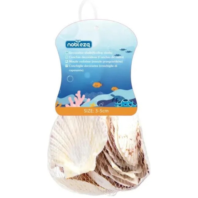 Nobleza Διακοσμητικά κοχύλια χτένια 3-5 cm 150g Nobleza Διακοσμητικά κοχύλια χτένια 3-5 cm 150g