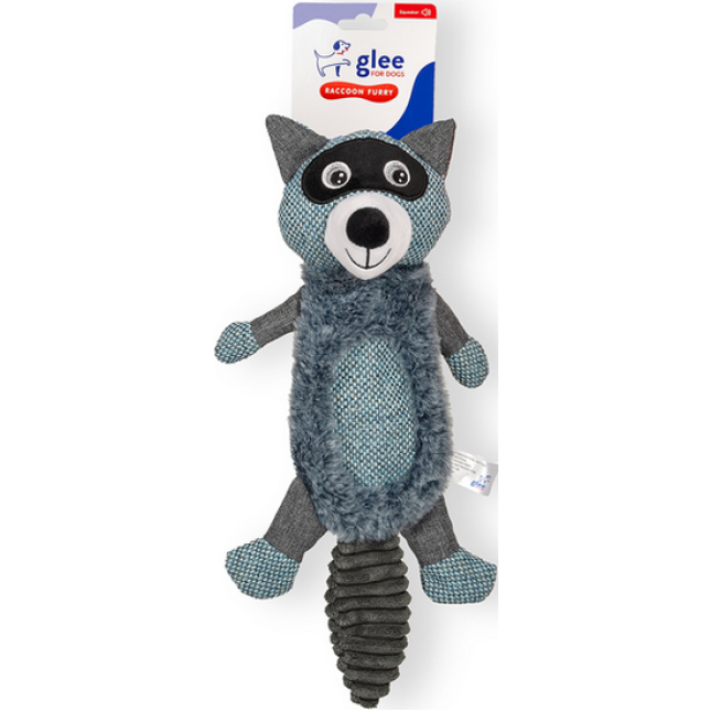 Glee Παιχνίδι σκύλου Raccoon furry belly με ήχο σφυρίγματος όταν ο σκύλος το πιέζει 41cm Glee Παιχνίδι σκύλου Raccoon furry belly με ήχο σφυρίγματος όταν ο σκύλος το πιέζει 41cm