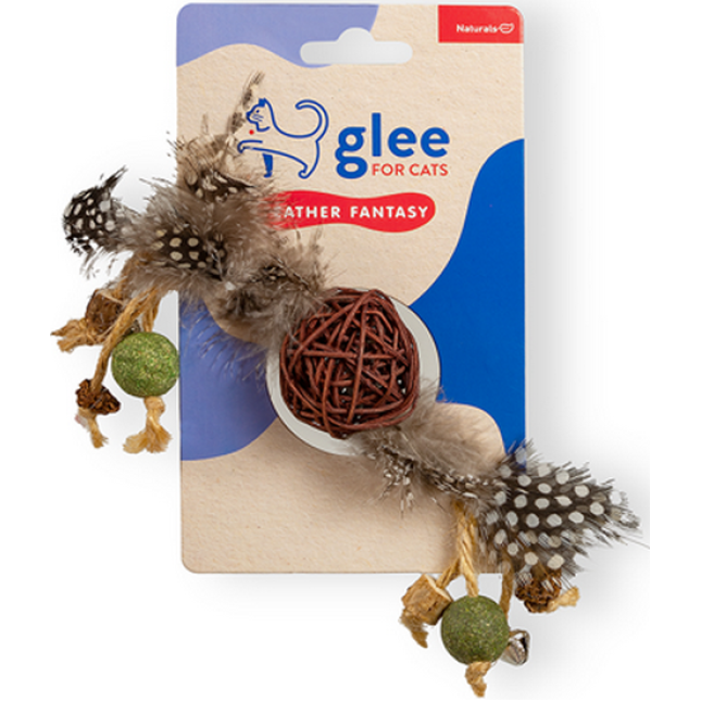 Glee Παιχνίδι Γάτας Feather fantasy με catnip για να κρατάτε τη γάτα σας απασχολημένη 4.5x22cm Glee Παιχνίδι Γάτας Feather fantasy με catnip για να κρατάτε τη γάτα σας απασχολημένη 4.5x22cm