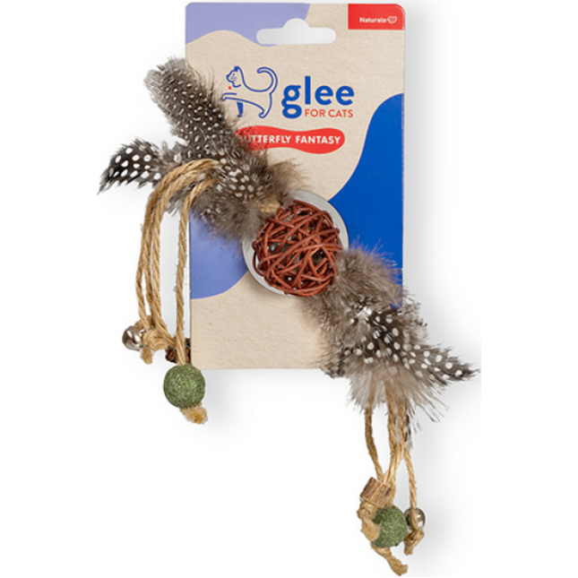 Glee Παιχνίδι Γάτας Butterfly fantasy me catnip & jute για να κρατάτε τη γάτα σας απασχολημένη Glee Παιχνίδι Γάτας Butterfly fantasy me catnip & jute για να κρατάτε τη γάτα σας απασχολημένη