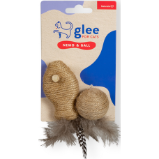 Glee Παιχνίδι Γάτας Nemo & ball me jute για να κρατάτε τη γάτα σας απασχολημένη Glee Παιχνίδι Γάτας Nemo & ball me jute για να κρατάτε τη γάτα σας απασχολημένη