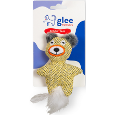 Glee Παιχνίδι Γάτας Teddy feather tail κίτρινο για να κρατάτε τη γάτα σας απασχολημένη 12x9cm Glee Παιχνίδι Γάτας Teddy feather tail κίτρινο για να κρατάτε τη γάτα σας απασχολημένη 12x9cm