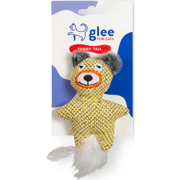 Glee Παιχνίδι Γάτας Teddy feather tail κίτρινο για να κρατάτε τη γάτα σας απασχολημένη 12x9cm Glee Παιχνίδι Γάτας Teddy feather tail κίτρινο για να κρατάτε τη γάτα σας απασχολημένη 12x9cm