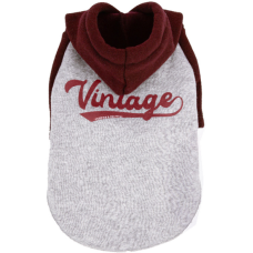 Glee Φούτερ Vintage με κουκούλα γκρι-κόκκινο 4XL 55cm Glee Φούτερ Vintage με κουκούλα γκρι-κόκκινο 4XL 55cm