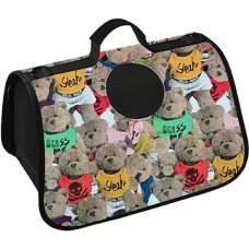 Glee Τσάντα μεταφοράς ώμου Teddies η ιδανική λύση μετακινήσεις για σκυλάκια και γατάκια
