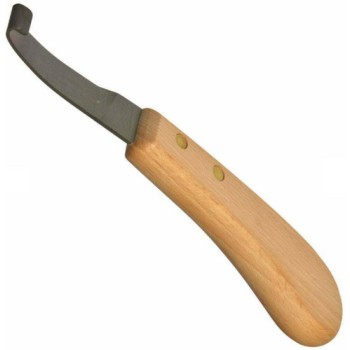 Mustad μαχαίρι οπλής αριστερό με ξύλινη λαβή