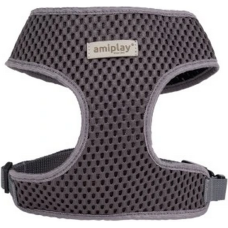 Amiplay-MESH επιστήθιο σαμαράκι Scout SONIC Γκρι από διαπερατό υλικό που εξασφαλίζει άνεση
