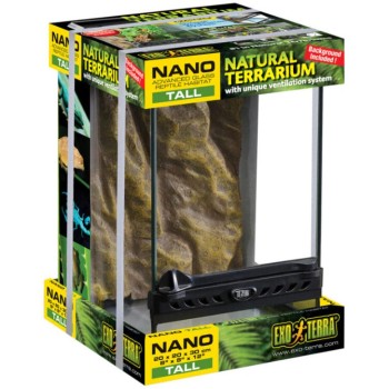 Exo Terra Ψηλό γυάλινο τερράριουμ Νano 20x20x30cm Exo Terra Ψηλό γυάλινο τερράριουμ Νano 20x20x30cm