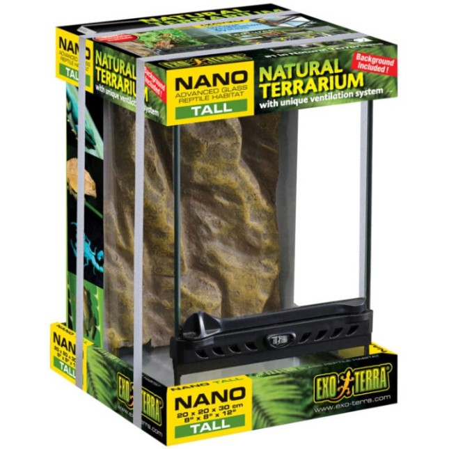 Exo Terra Ψηλό γυάλινο τερράριουμ Νano 20x20x30cm