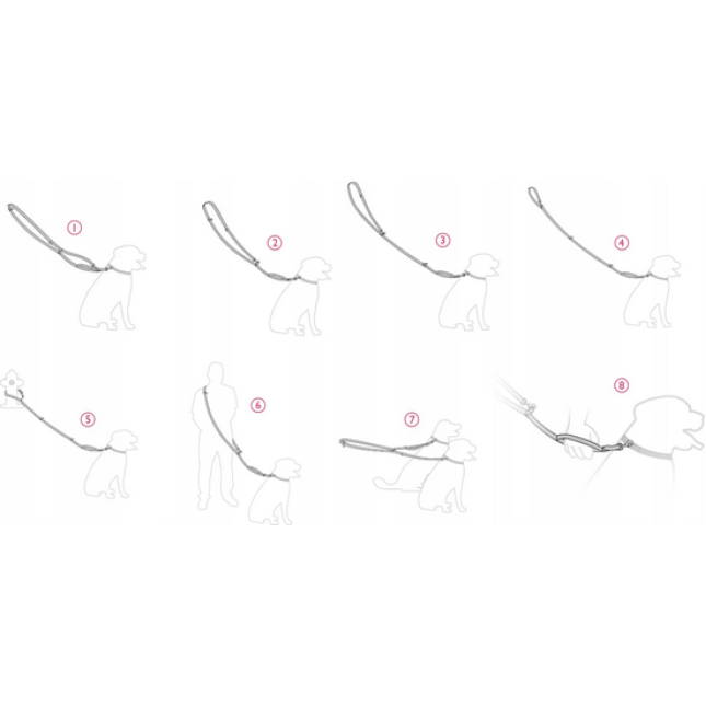 Amiplay- οδηγός σκύλου 8 in 1 AMIK DirtyDog ρυθμιζόμενο σε 8 διαφορετικά μήκη Amiplay- οδηγός σκύλου 8 in 1 AMIK DirtyDog ρυθμιζόμενο σε 8 διαφορετικά μήκη