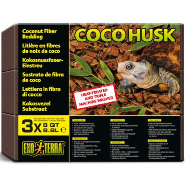 Exo terra Coco Husk υλικό εδάφους από ίνες φλοιού καρύδας Exo terra Coco Husk υλικό εδάφους από ίνες φλοιού καρύδας