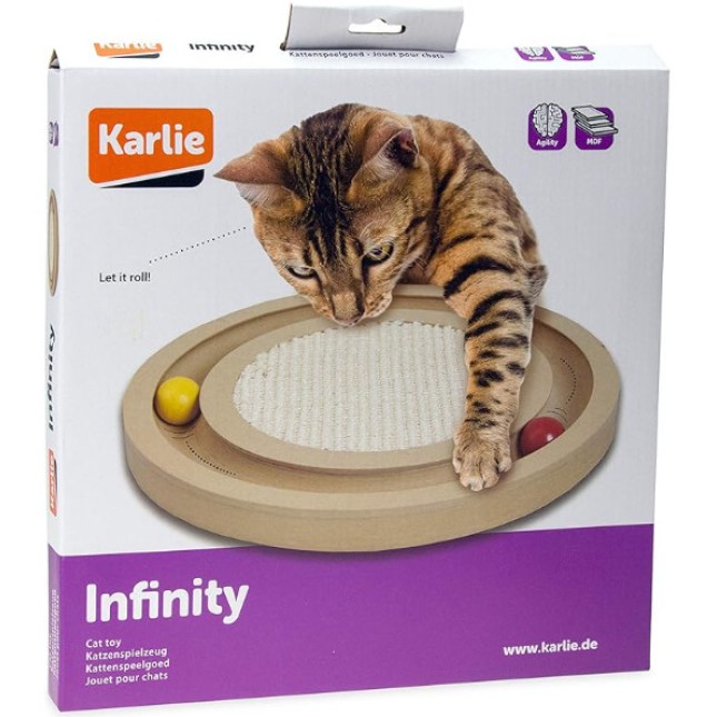 Karlie Infinity παιχνίδι ξυσίματος για γάτες 29X2.5cm Karlie Infinity παιχνίδι ξυσίματος για γάτες 29X2.5cm