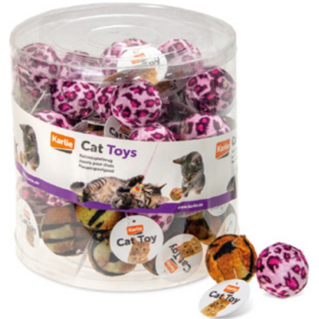 Karlie μπαλάκι με safari σχέδιο με catnip ø: 4 cm 1τμχ Karlie μπαλάκι με safari σχέδιο με catnip ø: 4 cm 1τμχ