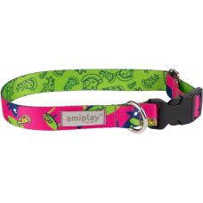 Amiplay- ρυθμιζόμενο περιλαίμιο σκύλου AMIK PizzaDog L 35-50 x2,5cm Amiplay- ρυθμιζόμενο περιλαίμιο σκύλου AMIK PizzaDog L 35-50 x2,5cm